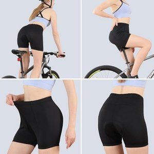 JEPOZRA Womans Cycling Underwear 3D Cushion Padded Bike Riding Shorts Breathable